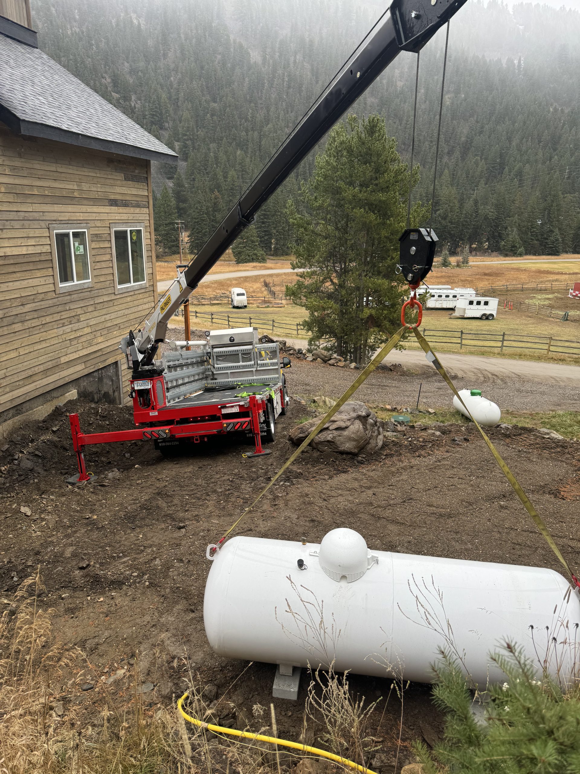 Tank installation